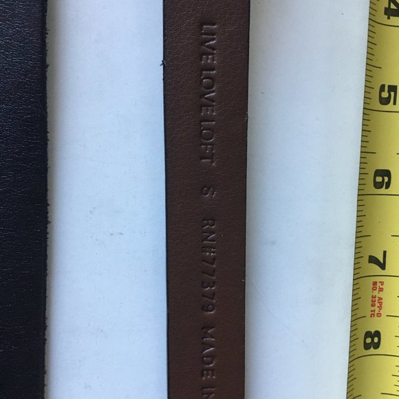 2 leather belts - Picture 8 of 13